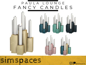 Sims 4 — Paula Lounge - fancy candles by simspaces — Part of the Paula Lounge set: there's nothing better than precious