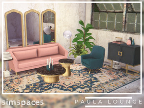 Sims 4 — Paula Lounge by simspaces — It's glam, it's gold, it's so you. The Paula Lounge is full of sophistication and