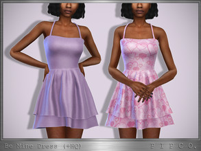 Sims 4 — Be Mine Dress. by Pipco — A cute dress in 19 colors. Base Game Compatible New Mesh All Lods HQ Compatible