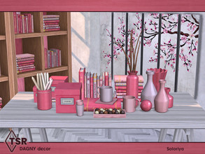 Sims 4 — Dagny Decor by soloriya — A set of decorative items. Everything can be found in category Decorative - Clutter.
