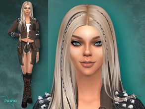 Sims 4 — Lola Jourdin by caro542 — Go to Required tab to upload necessary CC, if you want your sim same as pictures.