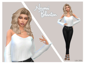 Sims 4 — Naomi Blanton by Ladi_RaRa2 — Download all CC's listed in the Required Tab to have the sim look exactly like in