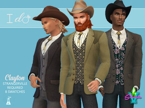 Sims 4 — I Do Clayton by SimmieV — Is it strange to want some country flair on your big day? Who cares! Especially when