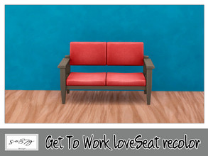 Sims 4 — GTW loveSeat by so87g — cost: 150$, 4 colors, you can found it in comfort - loveseat. NEW features of the