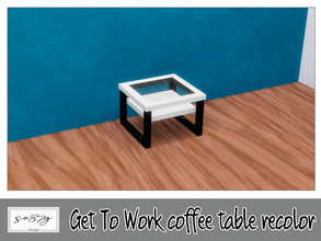 Sims 4 — GTW coffee table by so87g — cost: 200$, 3 colors, you can found it in surfaces - coffee table. NEW features of