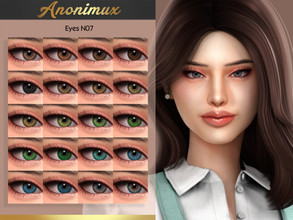 Sims 4 — Eyes N07 by Anonimux_Simmer — - 20 Colors - All ages - Male/Female - Face paint category - BGC - HQ - Thanks to