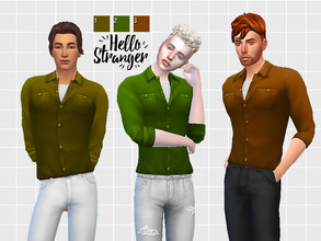 Sims 4 — Hello Stranger by amythesailor — - New mesh / EA mesh edit - BGC - All LODs - 8 color swatches Follow me on