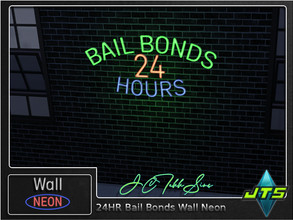 Sims 4 — Bail Neon Wall Light by JCTekkSims — Created by JCTekkSims