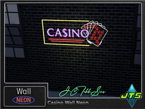 Sims 4 — Casino Neon Wall Light by JCTekkSims — Created by JCTekkSIms