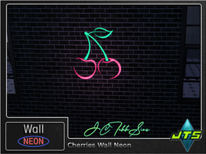 Sims 4 — Cherries Neon Wall Light by JCTekkSims — Created by JCTekkSIms