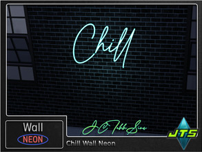 Sims 4 — Chill Neon Wall Light by JCTekkSims — Created by JCTekkSims