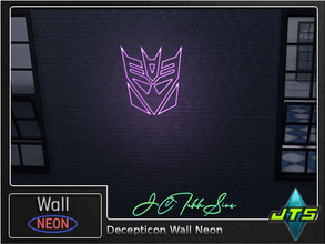 Sims 4 — Decepticon Neon Wall Light by JCTekkSims — Created by JCTekkSIms