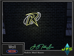 Sims 4 — Robin Neon Wall Light by JCTekkSims — Created by JCTekkSIms
