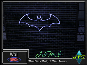 Sims 4 — The Dark Knight Neon Wall Light by JCTekkSims — Created by JCTekkSIms