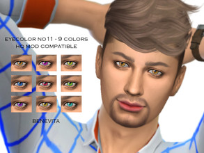 Sims 4 — Eyecolor No11 [HQ] by Benevita — Eyecolor No11 HQ Mod Compatible 9 Colors For all age I hope you like!