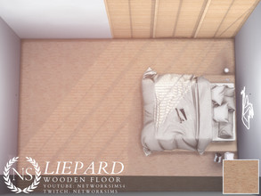 Sims 4 — Liepard Wooden Floor by networksims — A stripped wooden floor.