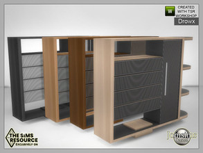 Sims 4 — drowx bedroom dresser by jomsims — drowx bedroom dresser