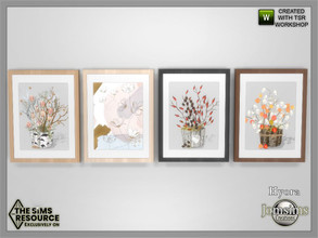 Sims 4 — Hyora office wall paintings by jomsims — Hyora office wall paintings