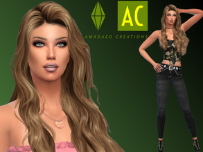 Sims 4 — Harper Thomas by Amadaeo1969 — Young Adult Female Traits -Good -Cheerful -Loves Outdoors Aspiration -Friend of