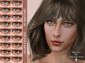 Sims 4 — [Patreon] Valuka - Eyes N25 by Valuka — 30 colours All genders and ages Thumbnail for identification HQ