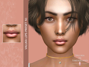 Sims 4 — [Patreon] Valuka lips preset N1 by Valuka — Mouth preset N1 for female from teen to elder.