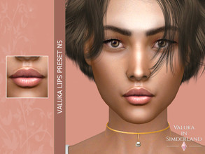 Sims 4 — [Patreon] Valuka lips preset N5 by Valuka — Mouth preset N5 for female from teen to elder.