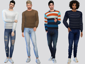 Sims 4 — The Basics Sweaters by McLayneSims — TSR EXCLUSIVE Standalone item 10 Swatches MESH by Me NO RECOLORING Please