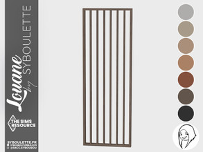 Sims 4 — Louane - Divider (short) by Syboubou — This is a divider with minimalist slat design. It's available for all 3