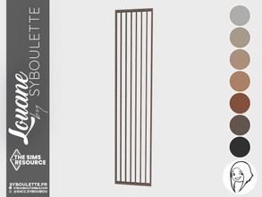 Sims 4 — Louane - Divider (tall) by Syboubou — This is a divider with minimalist slat design. It's available for all 3