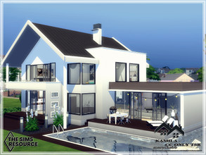 Sims 4 — KAMILA - CC only TSR by marychabb — A residential house for Your's Sims . Fully furnished and decorated. Tested