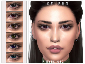 Sims 4 — P-Eyes N12 [Patreon] by Seleng — HQ compatible eyes with 20 colours. Allowed for all the ages. Enjoy!