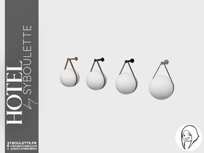 Sims 4 — Hotel - Wall light by Syboubou — This is a design and minimalistic wall lamp