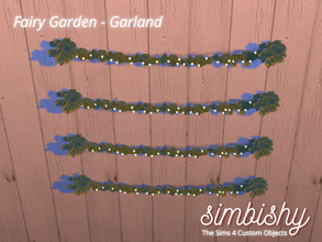 Sims 4 — Fairy Garden Garland by simbishy — Garland for your simmie fairy garden.