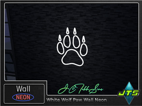 Sims 4 — White Wolf Paw by JCTekkSims — Created by JCTekkSims