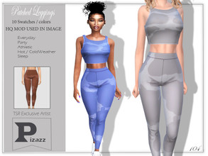 Sims 4 — Patched Leggings by pizazz — Patched Leggings for your ladies' sims. Sims 4 games. . Make it your own style!