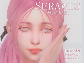 Sims 4 — [ Serawis ] HEROINE - Shining Nikki Eyes (facepaint) by Serawis — I love the eyes from Shining Nikki so I