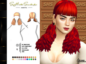 Sims 4 — Hannah Hairstyle by sehablasimlish — I hope you like that and enjoy it.