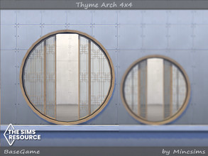 Sims 4 — Thyme Arch 4x4 by Mincsims — Basegame Compatible 8 swatches