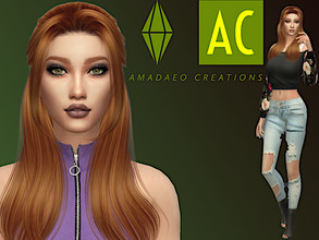Sims 4 — Kimber Swann by Amadaeo1969 — Young Adult Female Traits -Maker -Geek -Recycle Disciple Aspiration -Computer Whiz