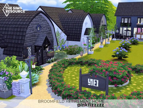 Sims 4 — Broomfield Retirement Home by Pinkfizzzzz — Perfect place for your elders to have fun and chill when they