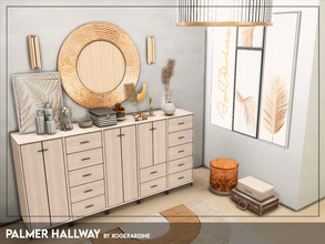 Sims 4 — Palmer Hallway (TSR only CC) by xogerardine — A grand, gold and luxurious hallway / entrance.