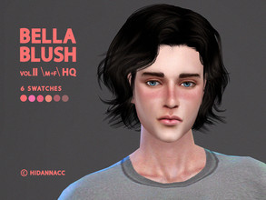 Sims 4 — BELLA Blush vol.lI - male & female HQ (HidannaCC) by HIDANNA — BELLA Blush vol.lI - male & female blush.