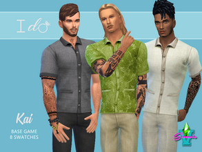 Sims 4 — I Do Kai Outfit by SimmieV — A casual look for a laid back wedding ceremony. Perfect for that dressed down beach
