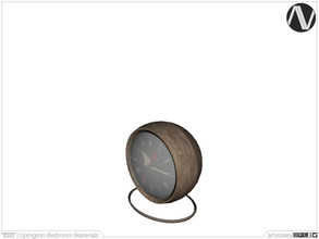 Sims 4 — Upington Desk Clock by ArtVitalex — Decoration Collection | All rights reserved | Belong to 2022 ArtVitalex@TSR