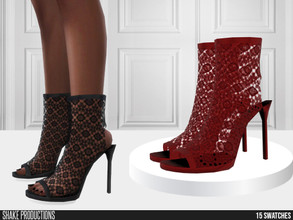 Sims 4 — 851 - High Heels by ShakeProductions — Shoes/Heels New Mesh All LODs Handpainted 15 Colors