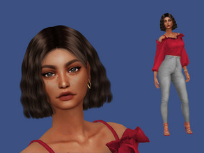 Sims 4 — Bianca Perez by EmmaGRT — Young Adult Sim Trait: Family-Oriented Aspiration: The Curator *Make sure to check the