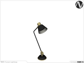 Sims 4 — Tucson Table Lamp by ArtVitalex — Lighting Collection | All rights reserved | Belong to 2022 ArtVitalex@TSR -