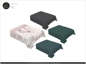 Sims 4 — Cadence - bed blanket by Severinka_ — Bed blanked From the set 'Cadence pt.III' Build / Buy category: Comfort /