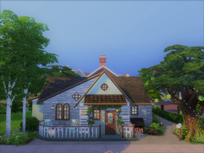 Sims 4 — Canal Street Cottage Newcrest no cc by sgK452 — Adorable little cottage for a family of 3