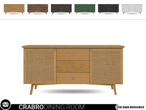 Sims 4 — Mid-Century Modern - Crabro Console by wondymoon — - Crabro Dining Room - Console - Wondymoon|TSR -